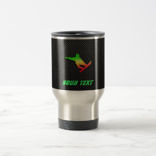 Caneca Térmica Snowboarding lustrosa