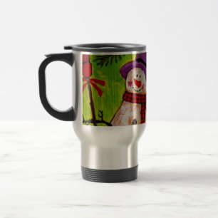 Caneca Térmica Snowman e Broom