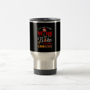 Caneca Térmica Só quero beber vinho Assar presente de Natal