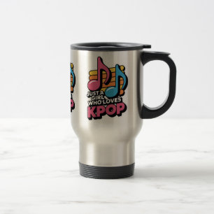 Caneca Térmica Só uma garota que ama o Kpop