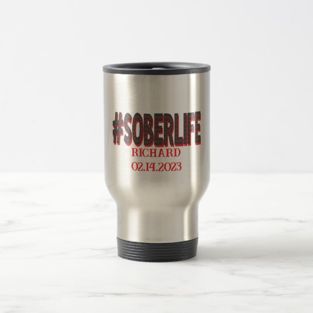 CANECA TÉRMICA #SOBERLIFE PERSONALIZADA DATA DE SOBREVIDA (Centro)