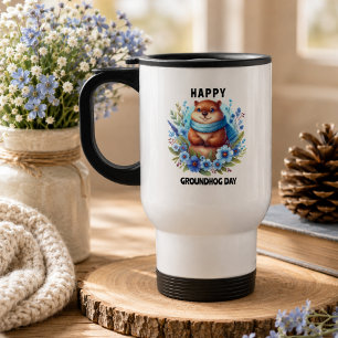 Caneca Térmica Sobretaxa? Celebração de Aquarela Comemorando o Di