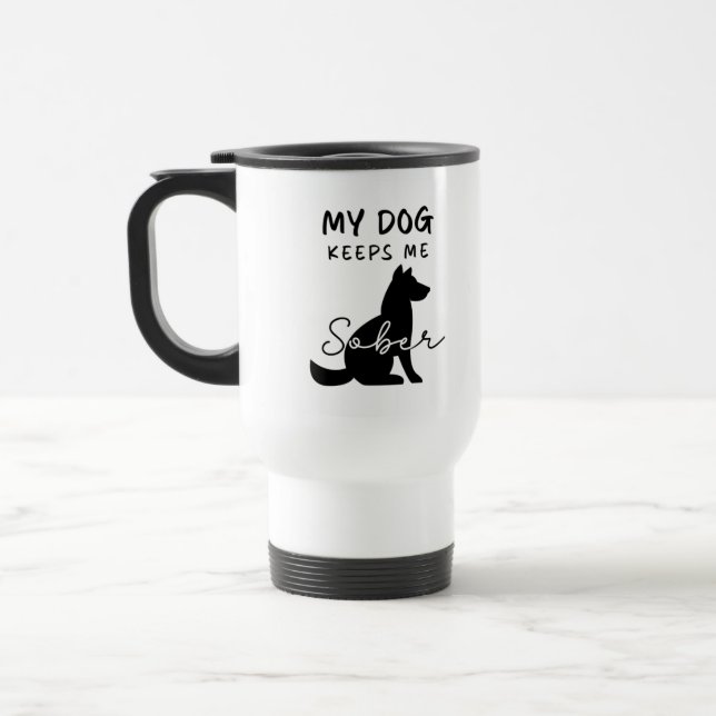 Caneca Térmica Sobriedade do cão (Esquerda)
