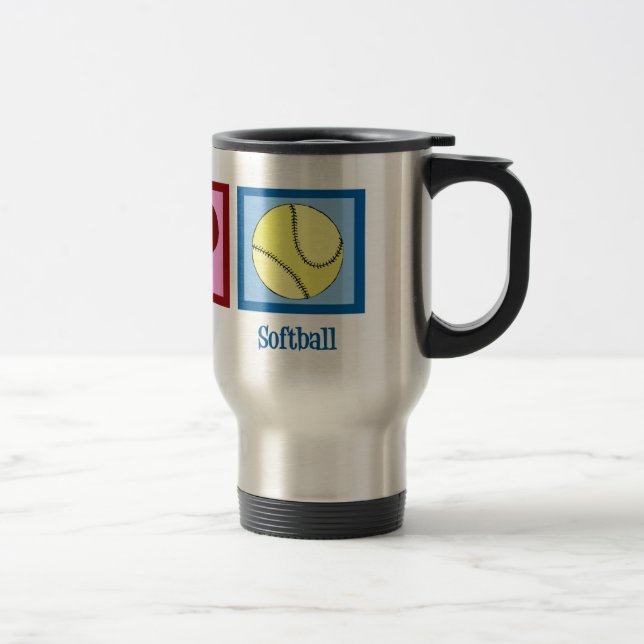 Caneca Térmica Softball Cute (Direita)