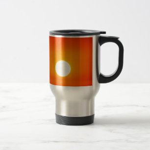 Caneca Térmica sol laranja