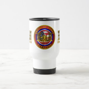 Caneca Térmica Soldado Engenheiro do Exército e Veterano  