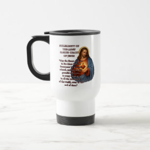 Caneca Térmica Solenidade do Sagrado Coração de Jesus Oração
