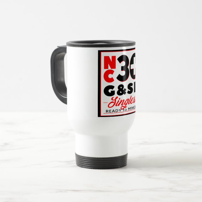 Caneca Térmica Solteiros NCG&SP (Frente Esquerda)