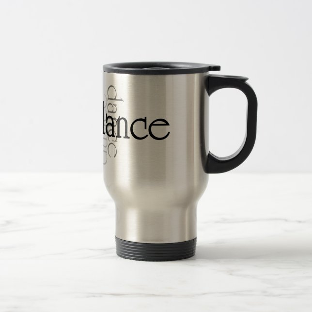 Caneca Térmica Sombras da dança (Direita)