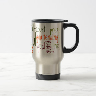 Caneca Térmica Sonhos de Enterrada: Basquetebol – Jogo de Campeõe