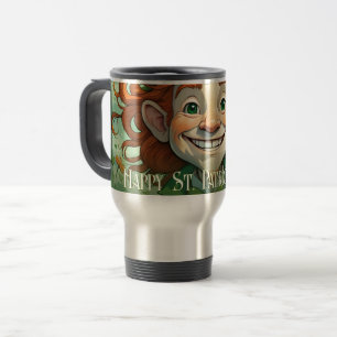 Caneca Térmica Sorrisos Sortudos no Dia de São Patrício