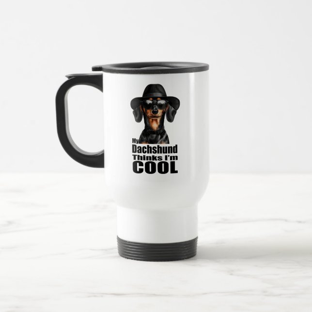Caneca Térmica Sou Legal Dachshund (Esquerda)