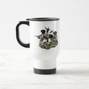Caneca Térmica Spaniel da Bretanha, Paixão por Pássaros