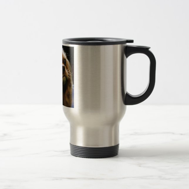 Caneca Térmica Spaniel de rei Charles descuidado (Direita)