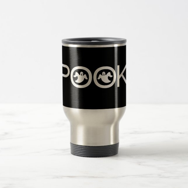 Caneca Térmica Spookie Typografia Halloween Mug (Centro)