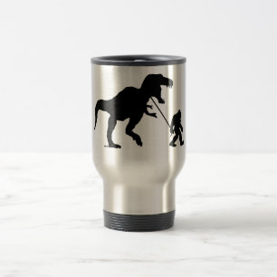 Caneca Térmica Squatchin ido com T-rex