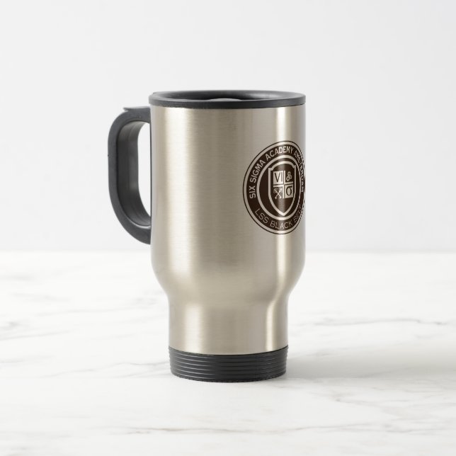 CANECA TÉRMICA SSAA BLACK BELT THERMO MUG (Frente Esquerda)