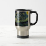 Caneca Térmica Starry Night - van Gogh<br><div class="desc">Da lâmpada do mineiro de Nuenen à que colocou em sua janela, seguindo a cena com Gauguin; da estrela da noite que notou em 1875 em Corot Olive Orchard à carta que escreveu ao irmão em agosto de 1888, na qual ele disse: "Algum dia ou outro você verá uma fotografia...</div>