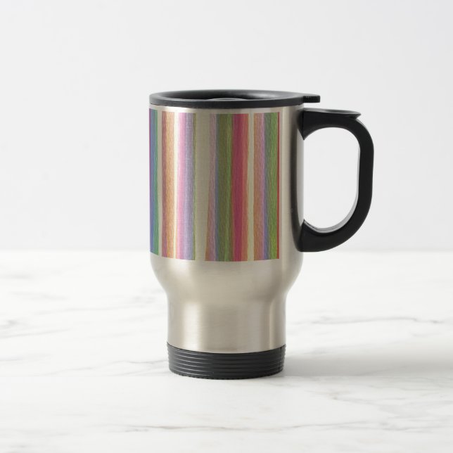 Caneca Térmica Stripes de Aquarela (Direita)