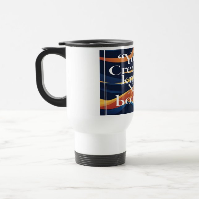 Caneca Térmica Sua Criatividade Não Tem Limites (Esquerda)