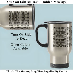 Caneca Térmica Sua Mensagem Oculta Personalizada 149BS Novidade