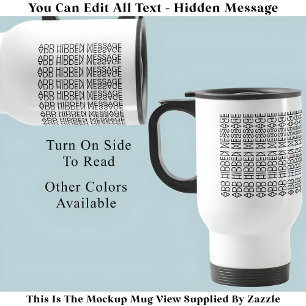 Caneca Térmica Sua Mensagem Oculta Personalizada Novidade 149BW