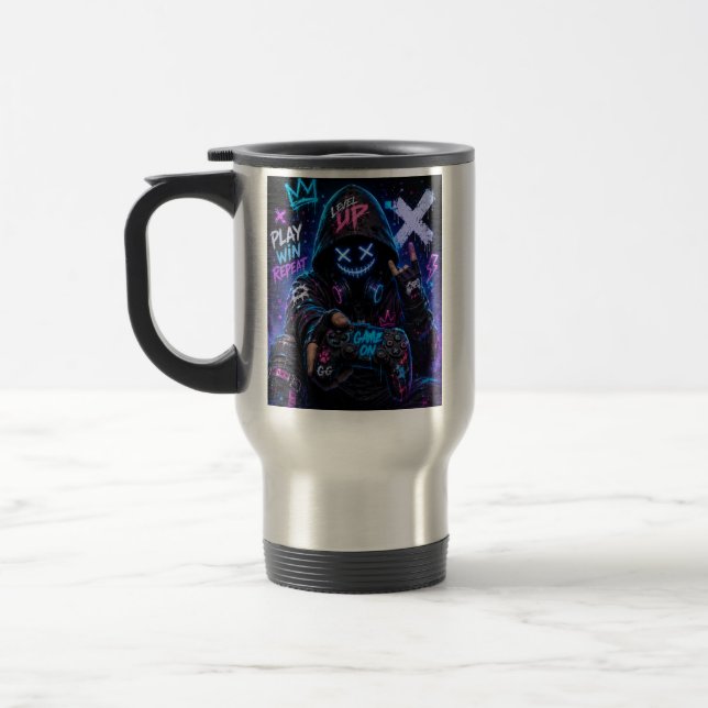 Caneca Térmica Suba de nível jogador (Esquerda)