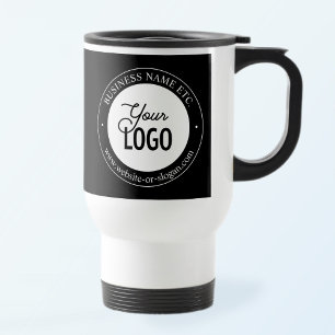 Caneca Térmica Substituição Fácil de Logotipo e Texto Personalizá