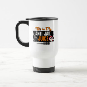 Caneca Térmica Suco Anti-Cadeia - Humor Divertido de Café e Cafeí