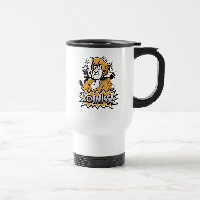 Caneca Térmica Sujo "Zoinks"! Gráfico de Meio-Tom (Direita)