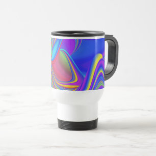 Caneca Térmica Summersense, Abstrato 3D Rainbowart