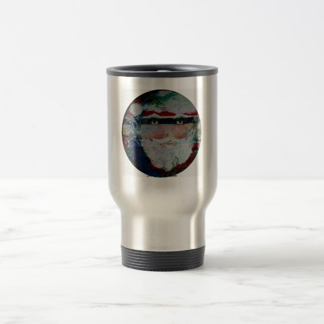 Caneca Térmica Sun engraçado enfrenta presentes de época (Centro)