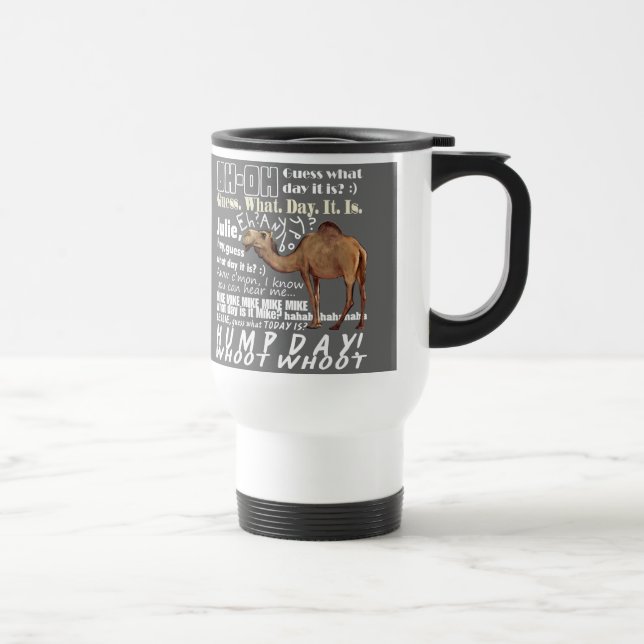 Caneca Térmica Suposição do camelo que dia (Direita)