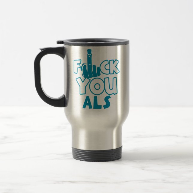 Caneca Térmica Support ALS awareness (Esquerda)