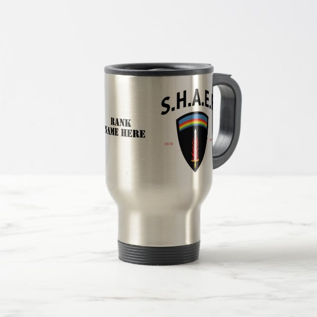 Caneca Térmica Supremo Quartel-General da Força Expedicionária Al (Frente Esquerda)