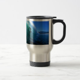 Caneca Térmica Surfe no metrô verde Paraíso na África do Sul