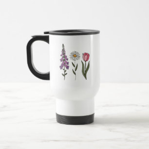 Caneca Térmica Sutil Anti-Trump - Tulipa Foxglove Daisy III
