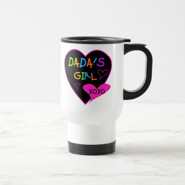 Caneca Térmica T-shirt da menina de Dada, caneca, botão, ímã, (Direita)