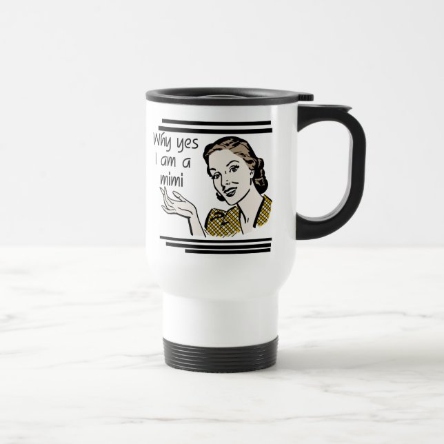 Caneca Térmica T-shirt Mimi retros e presentes (Direita)