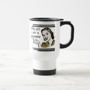 Caneca Térmica T-shirt retros e presentes de Grammie