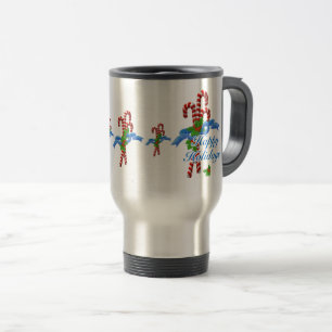 Caneca Térmica Taça de Natal de Candy Cane