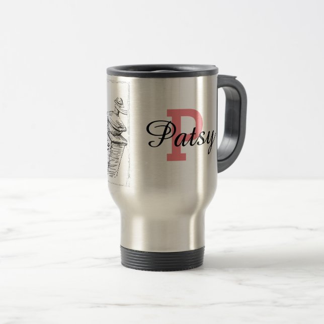 Caneca Térmica Taça Personalizada de Café Reutilizável (Frente Esquerda)