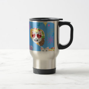 Caneca Térmica taco cat emoji