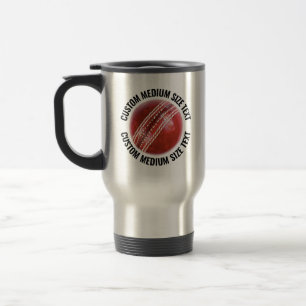 Caneca Térmica Tamanho Médio Texto Personalizado Críquete Customi