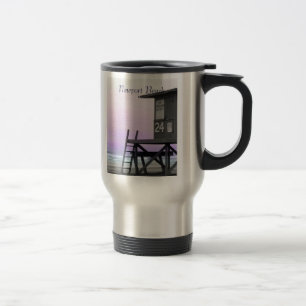 Caneca Térmica Tampão de fotos com pintura em torre de proteçã