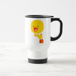 Caneca Térmica Tampão de Viagem ao trabalho de Mata de Cartoon