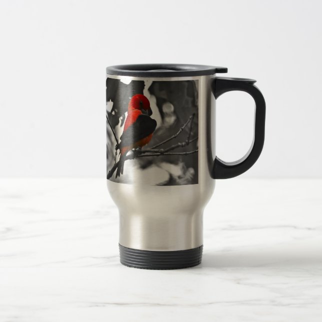 Caneca Térmica Tanager Escarlate Macho (Direita)