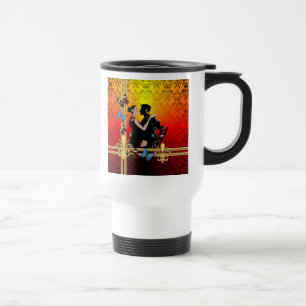 Caneca Térmica Tango no damask