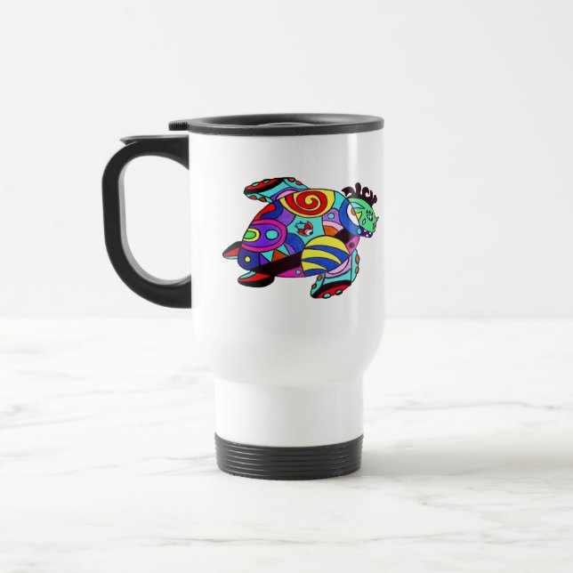 Caneca Térmica Tartaruga marinha (Esquerda)