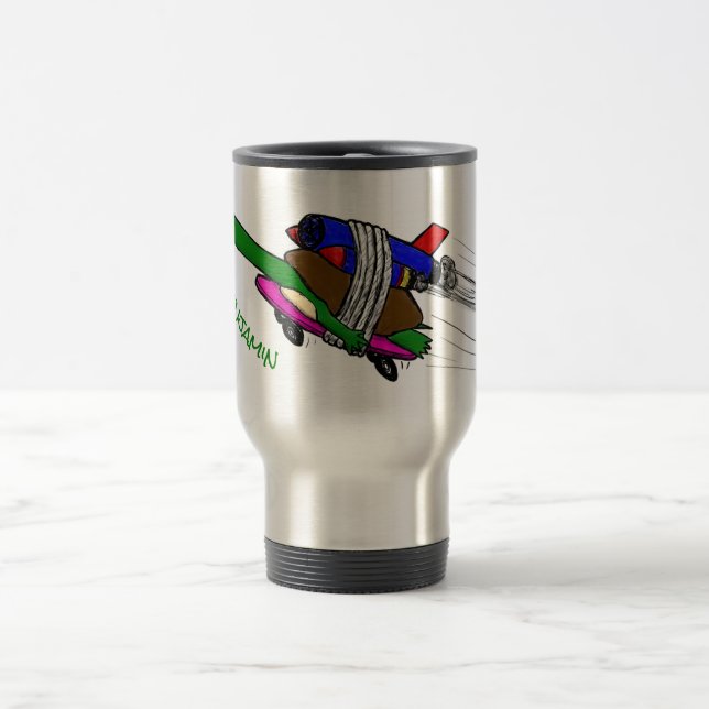 Caneca Térmica Tartaruga voadora (Centro)